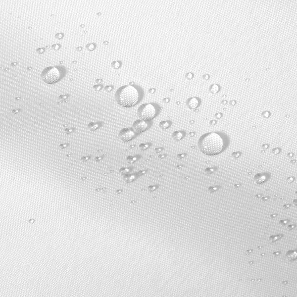 Waterproof Fabric Shower Curtain Liner with 3 Magnets - Soft Hotel Quality Cloth Shower Liner, Light-Weight & Machine Washable - Standard Size 72x72, White - Image 5